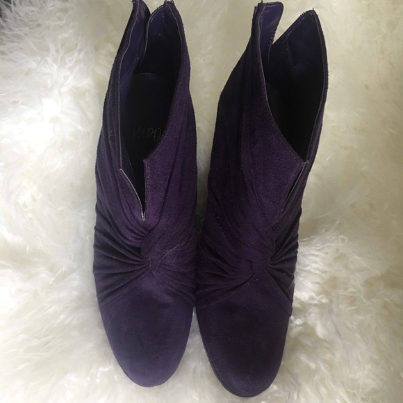 Purple booties - Picture 1 of 4